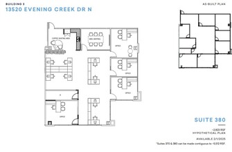 13520 Evening Creek Dr N, San Diego, CA for rent Floor Plan- Image 1 of 1