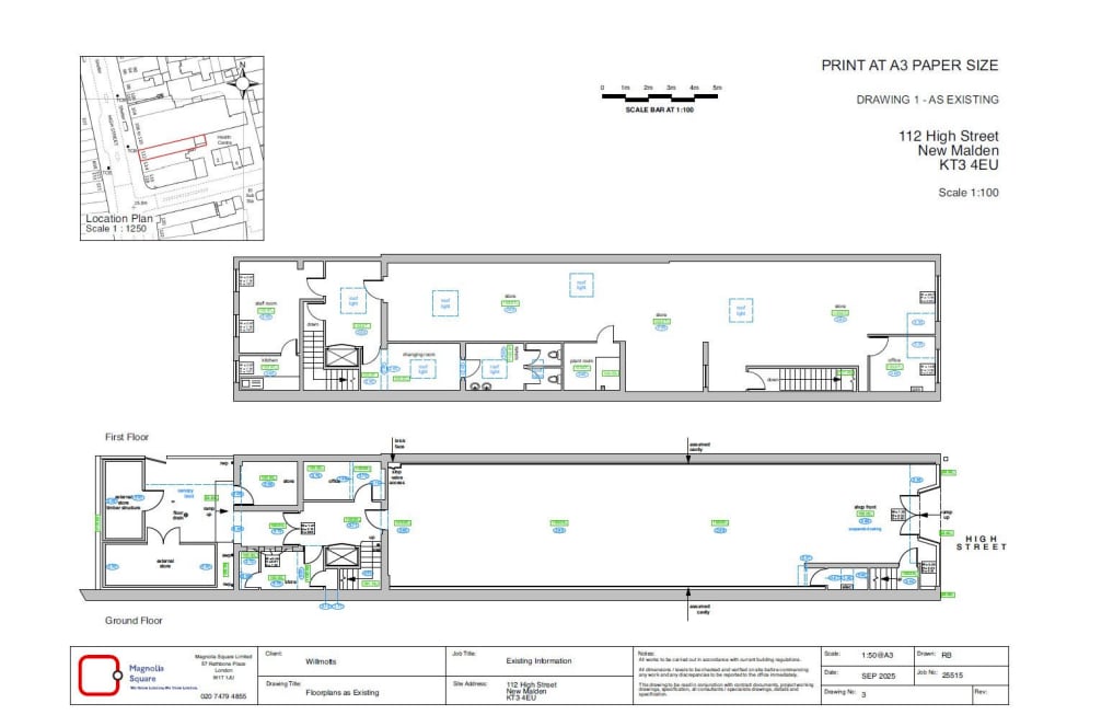 112 High St, New Malden to rent Floor Plan- Image 1 of 1