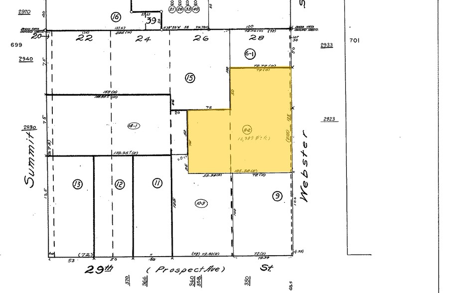 2923 Webster St, Oakland, CA for rent - Plat Map - Image 3 of 3