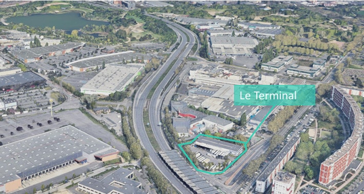 Industrial in Villeneuve-la-Garenne to rent - Aerial - Image 2 of 6