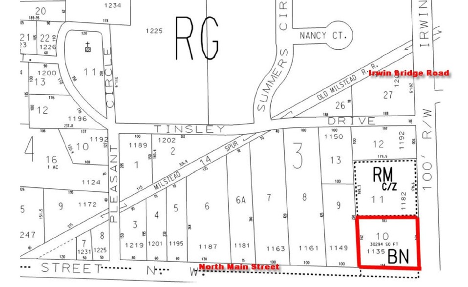 1135 N Main St, Conyers, GA for sale - Plat Map - Image 2 of 2