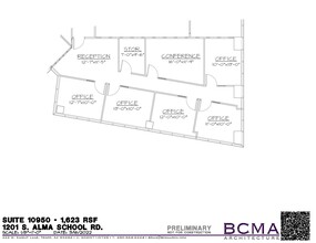 1201 S Alma School Rd, Mesa, AZ for rent Floor Plan- Image 1 of 1