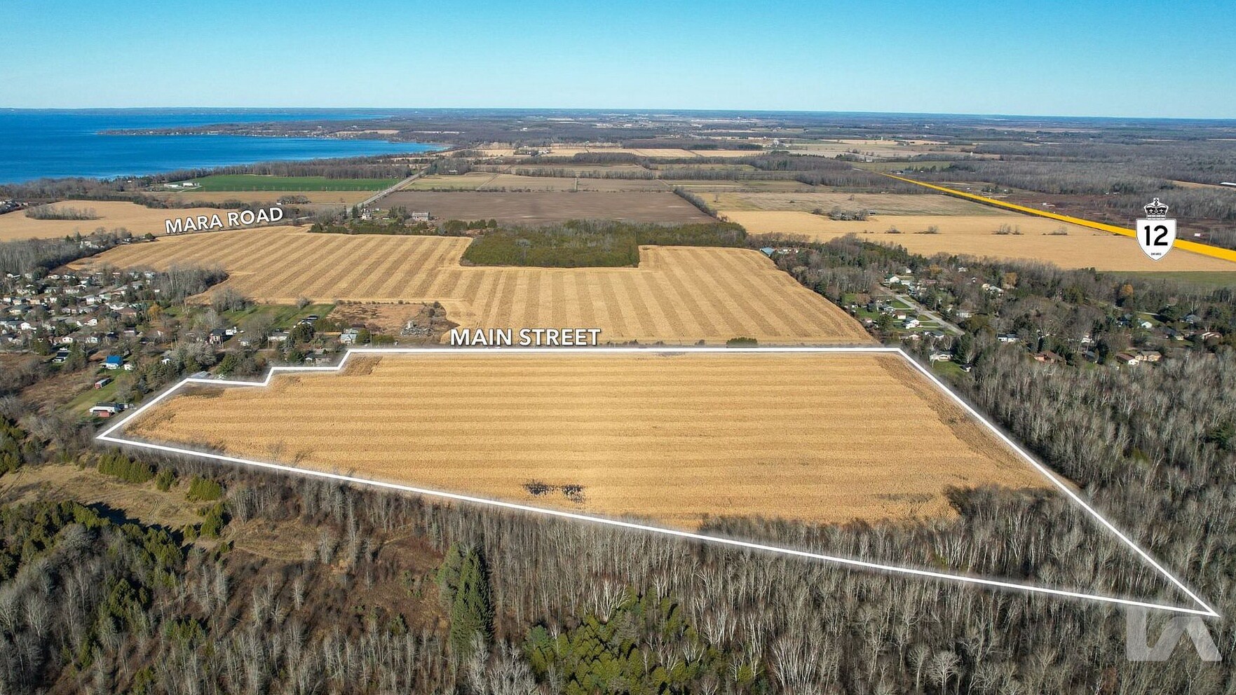 Main St E, Brock, SK for sale Aerial- Image 1 of 1