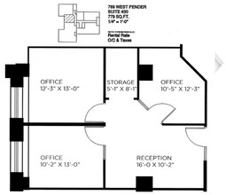 789 W Pender St, Vancouver, BC for rent Floor Plan- Image 1 of 1