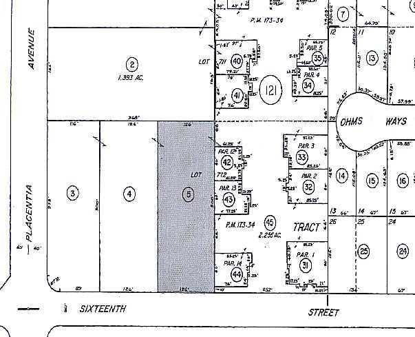 776 W 16th St, Costa Mesa, CA for rent - Plat Map - Image 2 of 4