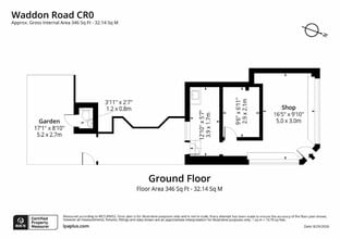 33 Waddon Rd, Croydon to rent Floor Plan- Image 1 of 7