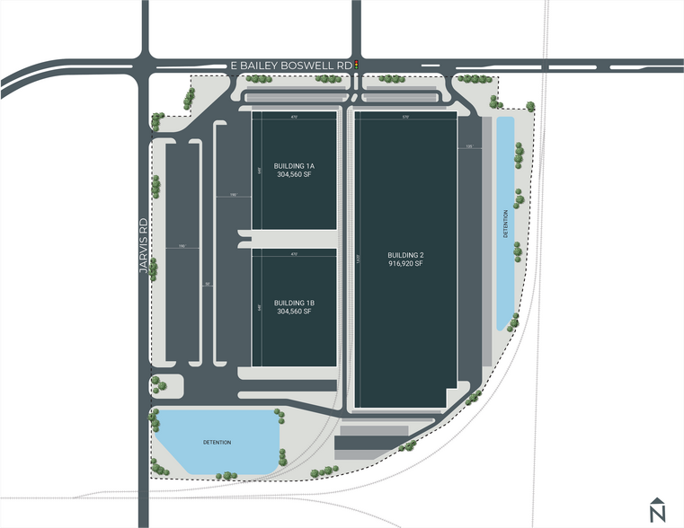 1300 Jarvis Rd, Saginaw, TX for sale - Site Plan - Image 2 of 3