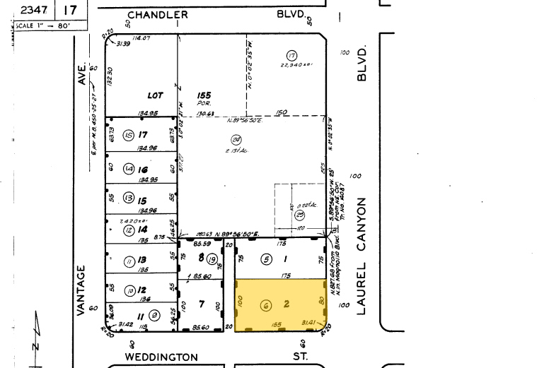 5301 Laurel Canyon Blvd, North Hollywood, CA for rent - Plat Map - Image 3 of 37