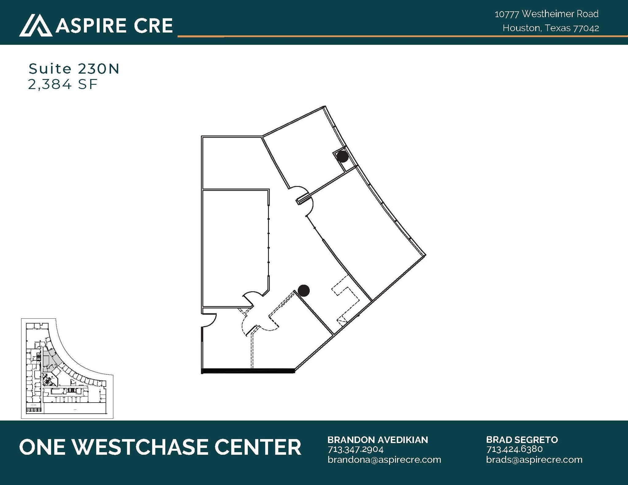 10777 Westheimer Rd, Houston, TX to rent Floor Plan- Image 1 of 2