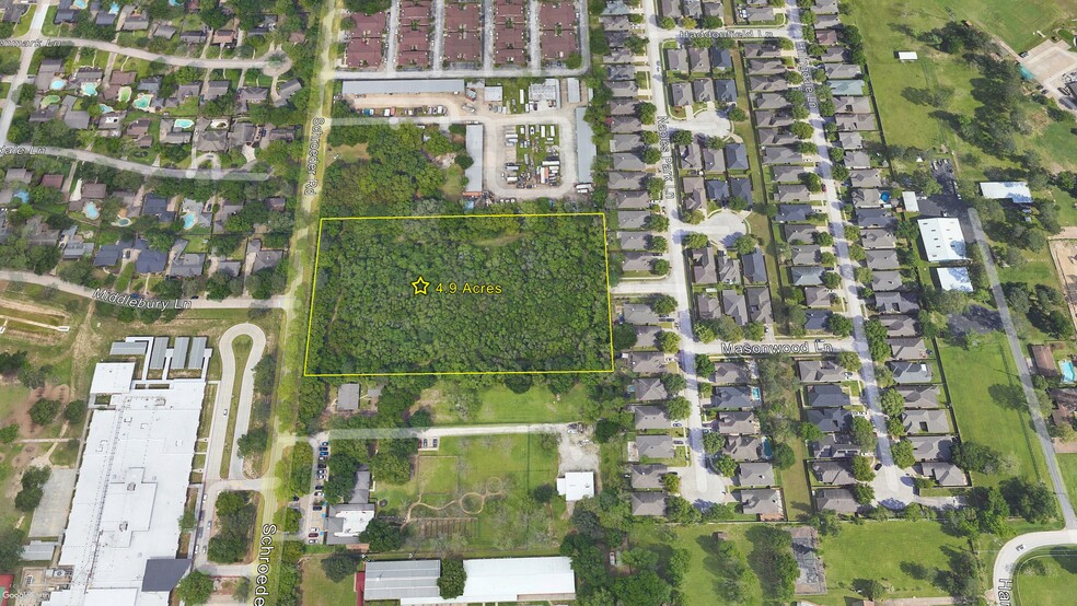 4.9 Acres Schroeder, Houston, TX for sale - Building Photo - Image 1 of 11