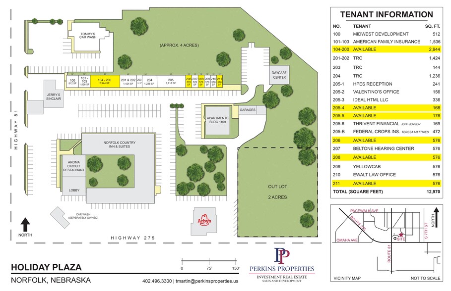 1105 S 13th St, Norfolk, NE for rent - Site Plan - Image 2 of 2