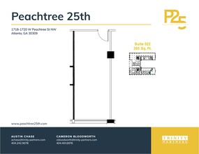 1718-1720 NW Peachtree St, Atlanta, GA for rent Site Plan- Image 1 of 1