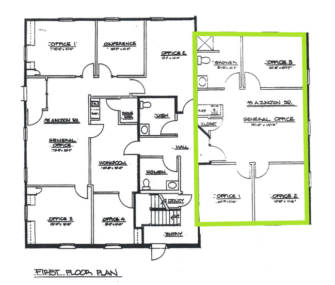 45-49 Junction Sq, Concord, MA for rent - Floor Plan - Image 2 of 6