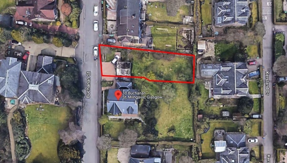 12 Buchanan St, Milngavie for sale Aerial- Image 1 of 1