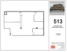 513 Central Ave, Highland Park, IL for rent Floor Plan- Image 1 of 1