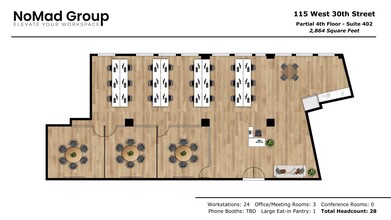 115-125 W 30th St, New York, NY for rent Floor Plan- Image 1 of 5