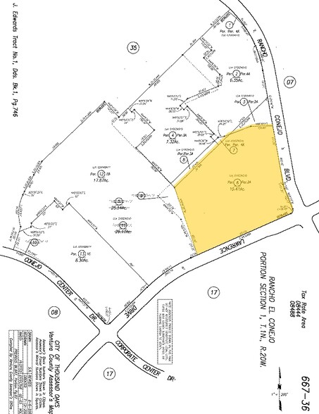 1515 Rancho Conejo Blvd, Thousand Oaks, CA for rent - Plat Map - Image 2 of 8