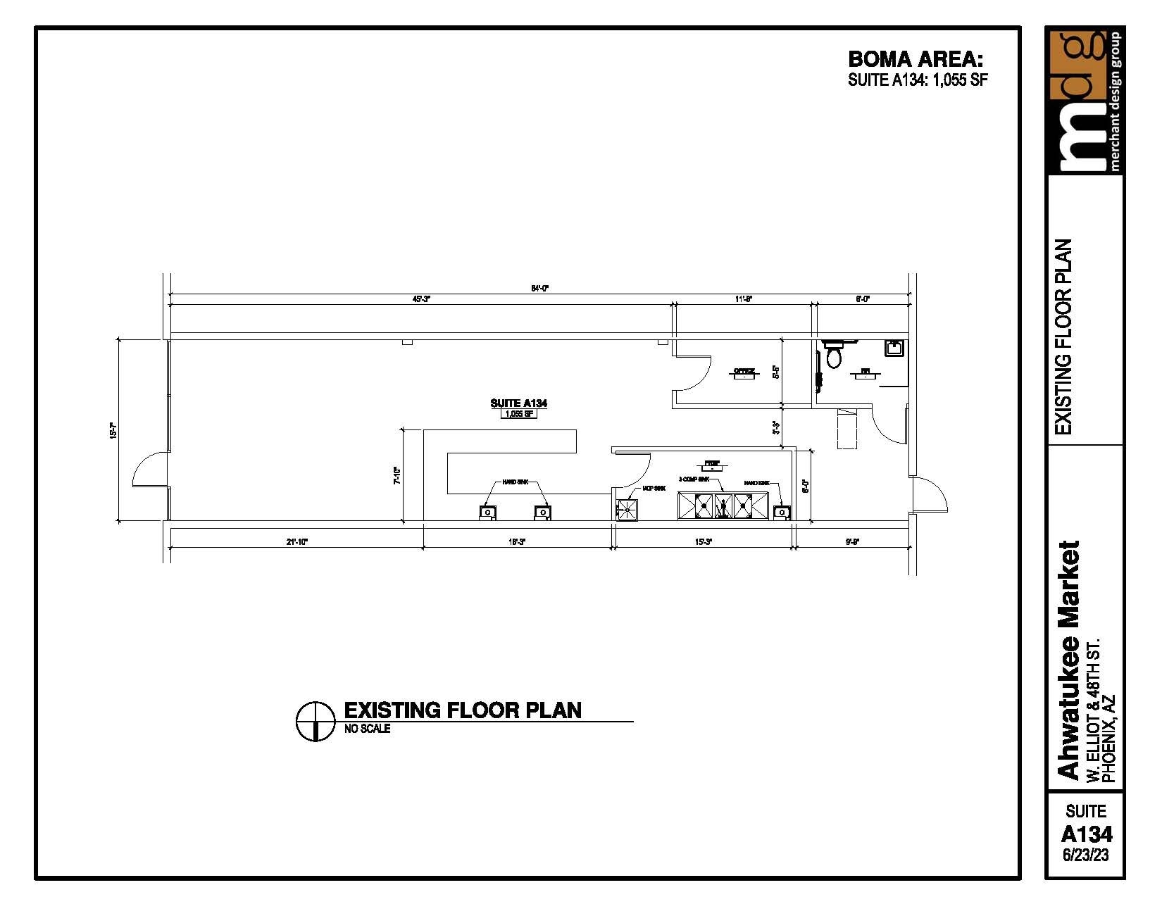 4747 E Elliot Rd, Phoenix, AZ to rent Floor Plan- Image 1 of 1
