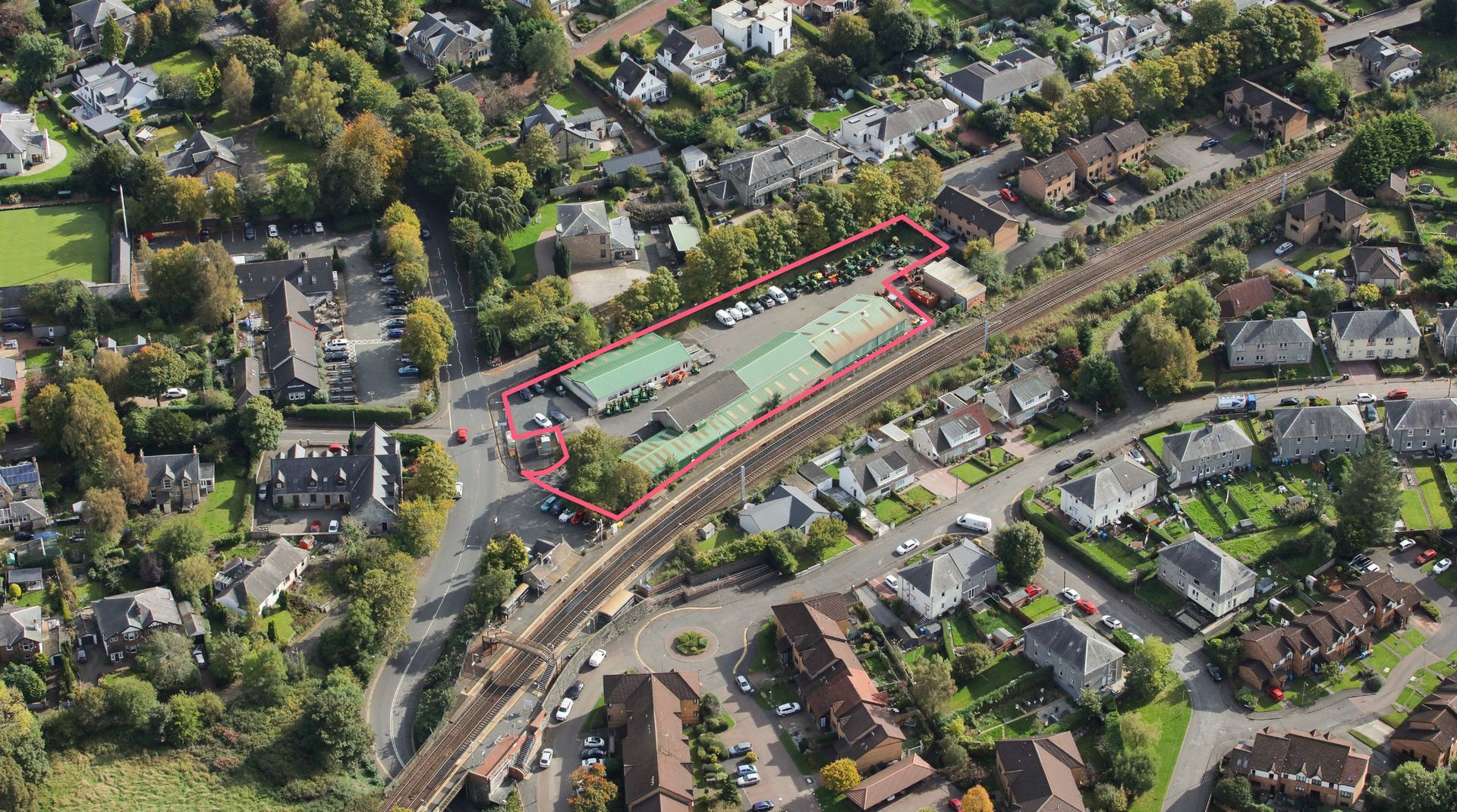 Busby Station portfolio of 5 properties for sale on LoopNet.co.uk Aerial- Image 1 of 7