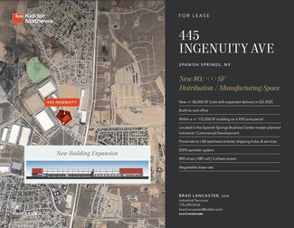 More details for 445 Ingenuity Ave, Sparks, NV - Industrial for Rent