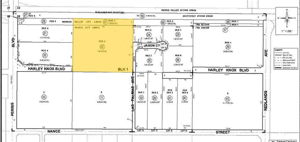 150 Harley Knox Blvd, Perris, CA for sale - Plat Map - Image 2 of 2