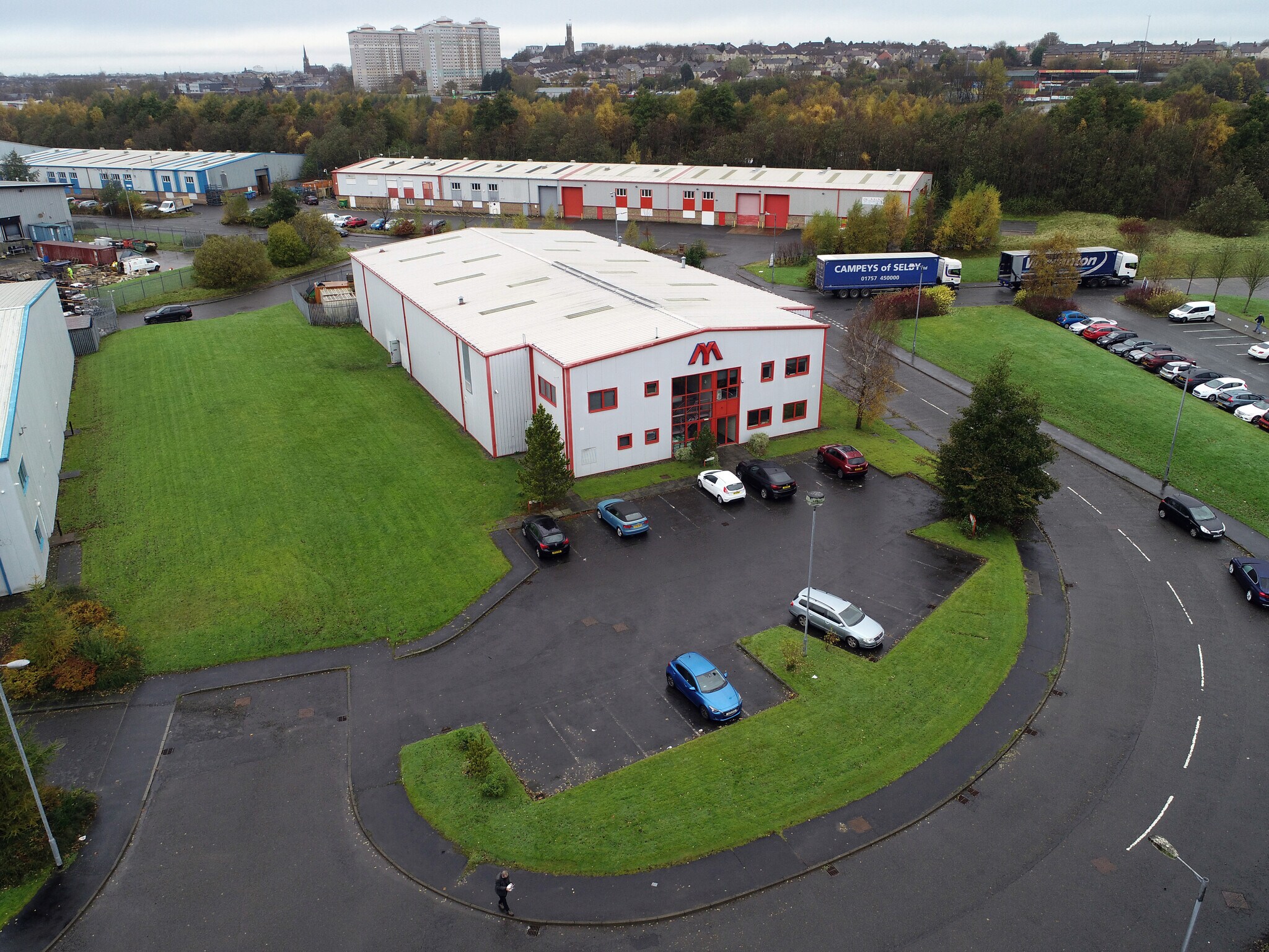 7C North Caldeen Rd, Coatbridge for sale Aerial- Image 1 of 1