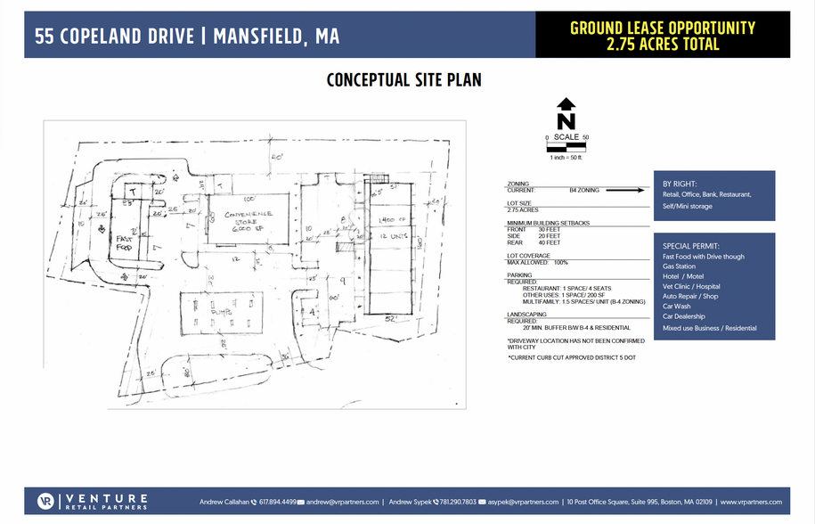 55 Copeland Dr, Mansfield, MA for rent - Site Plan - Image 2 of 2