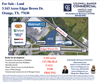 More details for 000 Edgar Brown Dr, Orange, TX - Land for Sale