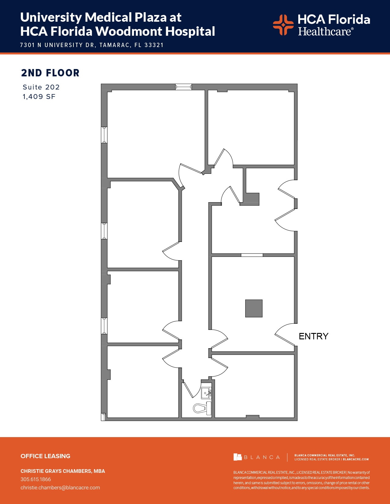 7301 N University Dr, Tamarac, FL to rent Floor Plan- Image 1 of 1