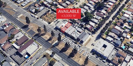 10456 S Vermont Ave, Los Angeles, CA - aerial  map view - Image1