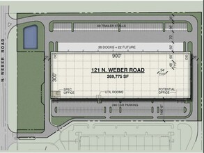 Weber Rd & Taylor Rd, Romeoville, IL for rent Site Plan- Image 1 of 1