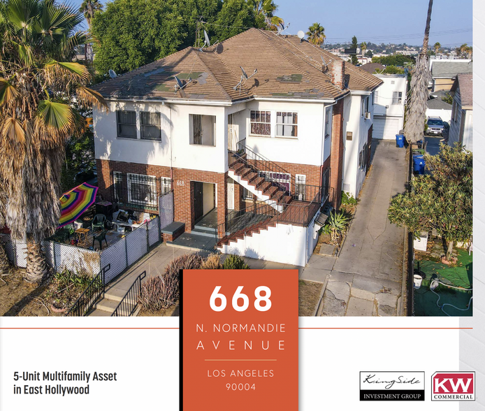 668 N Normandie Ave, Los Angeles, CA for sale - Building Photo - Image 1 of 1