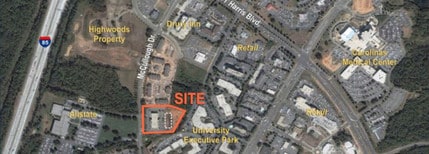 416 Mccullough Dr, Charlotte, NC - AERIAL  map view