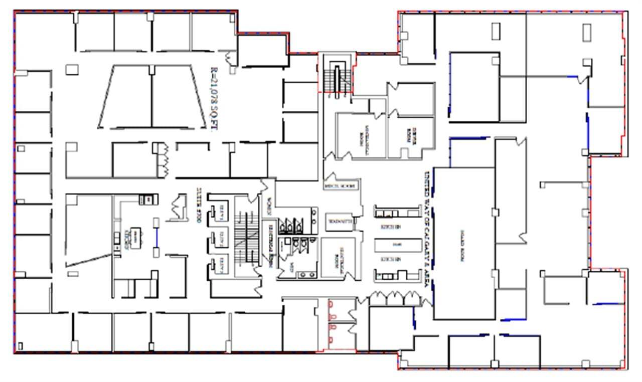 105 12th Ave SE, Calgary, AB to rent Floor Plan- Image 1 of 1