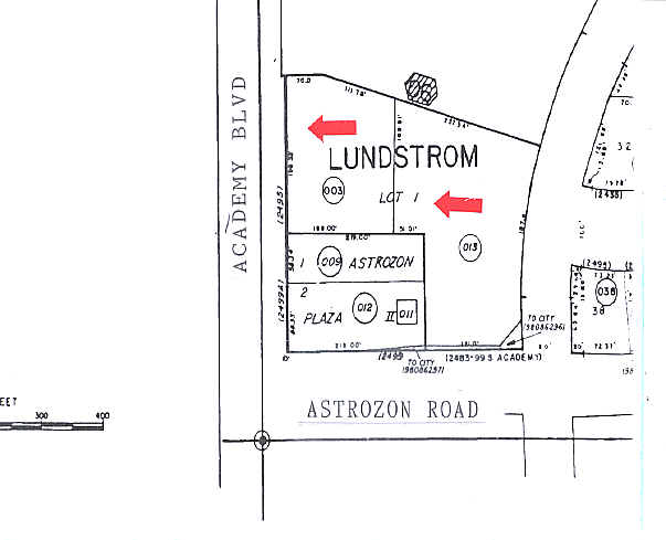 2475-2499 S Academy Blvd, Colorado Springs, CO for rent - Plat Map - Image 2 of 5