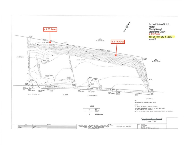 Rt 6, Blakely, PA for sale - Site Plan - Image 2 of 2