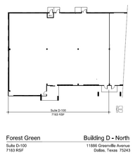 11910 Greenville Ave, Dallas, TX for rent Floor Plan- Image 1 of 1