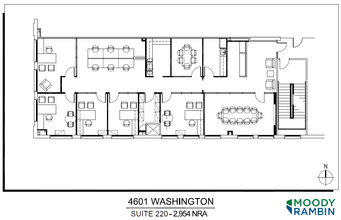 4601 Washington Ave, Houston, TX for rent Floor Plan- Image 2 of 2