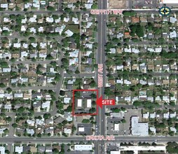 3855 N West Ave, Fresno, CA - aerial  map view