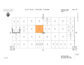 Bryman Rd, Adelanto, CA for sale Plat Map- Image 1 of 1