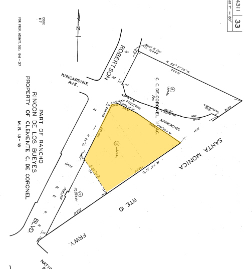 3000 S Robertson Blvd, Los Angeles, CA for rent - Plat Map - Image 2 of 27