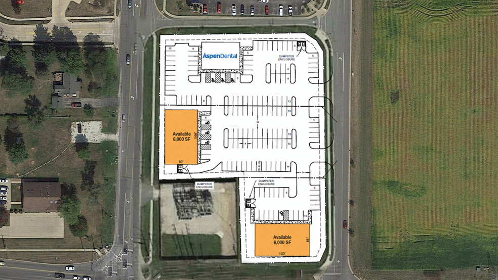 100 N Seminary St, Galesburg, IL for rent - Site Plan - Image 2 of 4