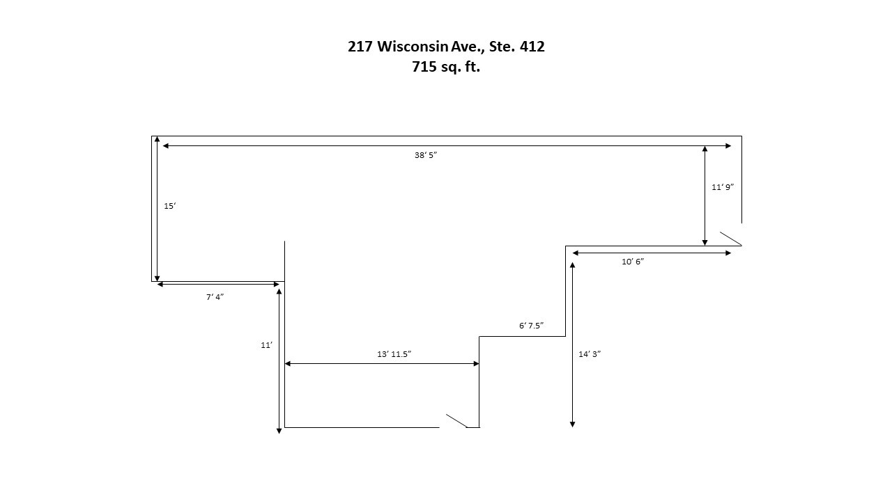 217 Wisconsin Ave, Waukesha, WI for rent Floor Plan- Image 1 of 5