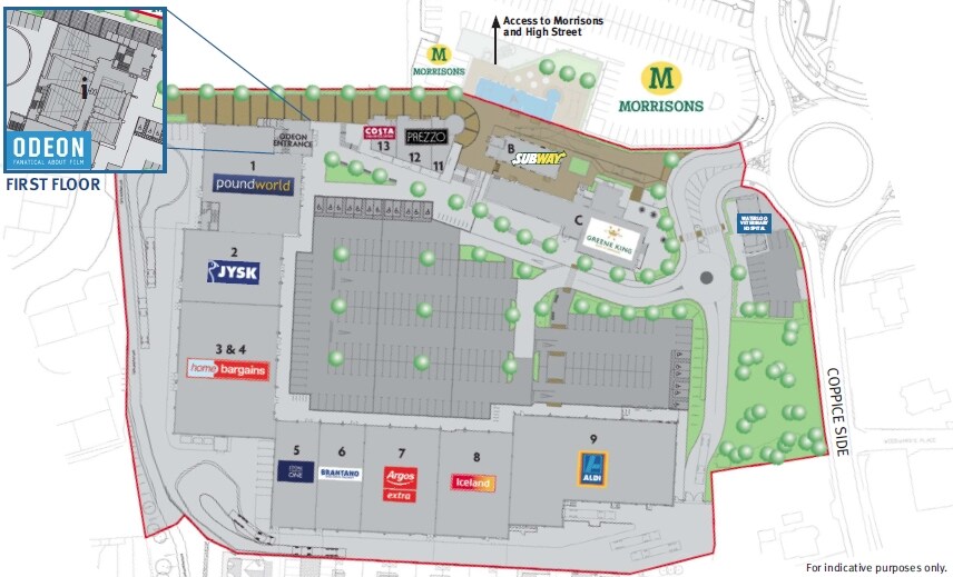59 Coppice Side, Swadlincote for sale - Site Plan - Image 1 of 1