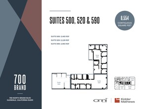 700 N Brand Blvd, Glendale, CA for rent Floor Plan- Image 1 of 1