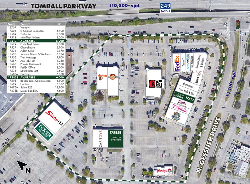 17555-17727 State Highway 249, Houston, TX for rent - Site Plan - Image 2 of 6