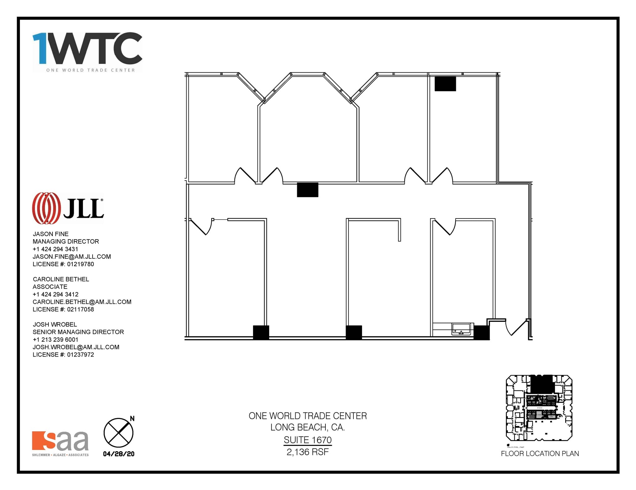 1 World Trade Ctr, Long Beach, CA to rent Floor Plan- Image 1 of 1