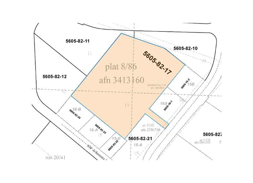 1701 NW Louisiana Ave, Chehalis, WA for sale - Plat Map - Image 3 of 3