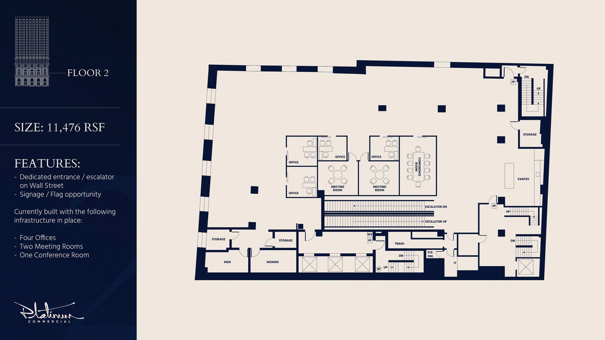 30 Wall St, New York, NY to rent Floor Plan- Image 1 of 7
