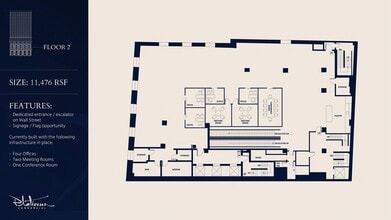 30 Wall St, New York, NY to rent Floor Plan- Image 1 of 7